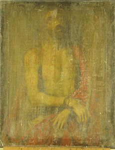 Avant - Restauration de tableau - Avant / Apres