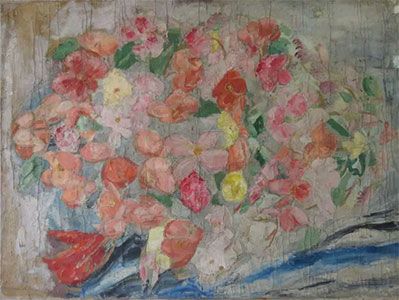 Avant - Restauration de tableau - Avant / Apres